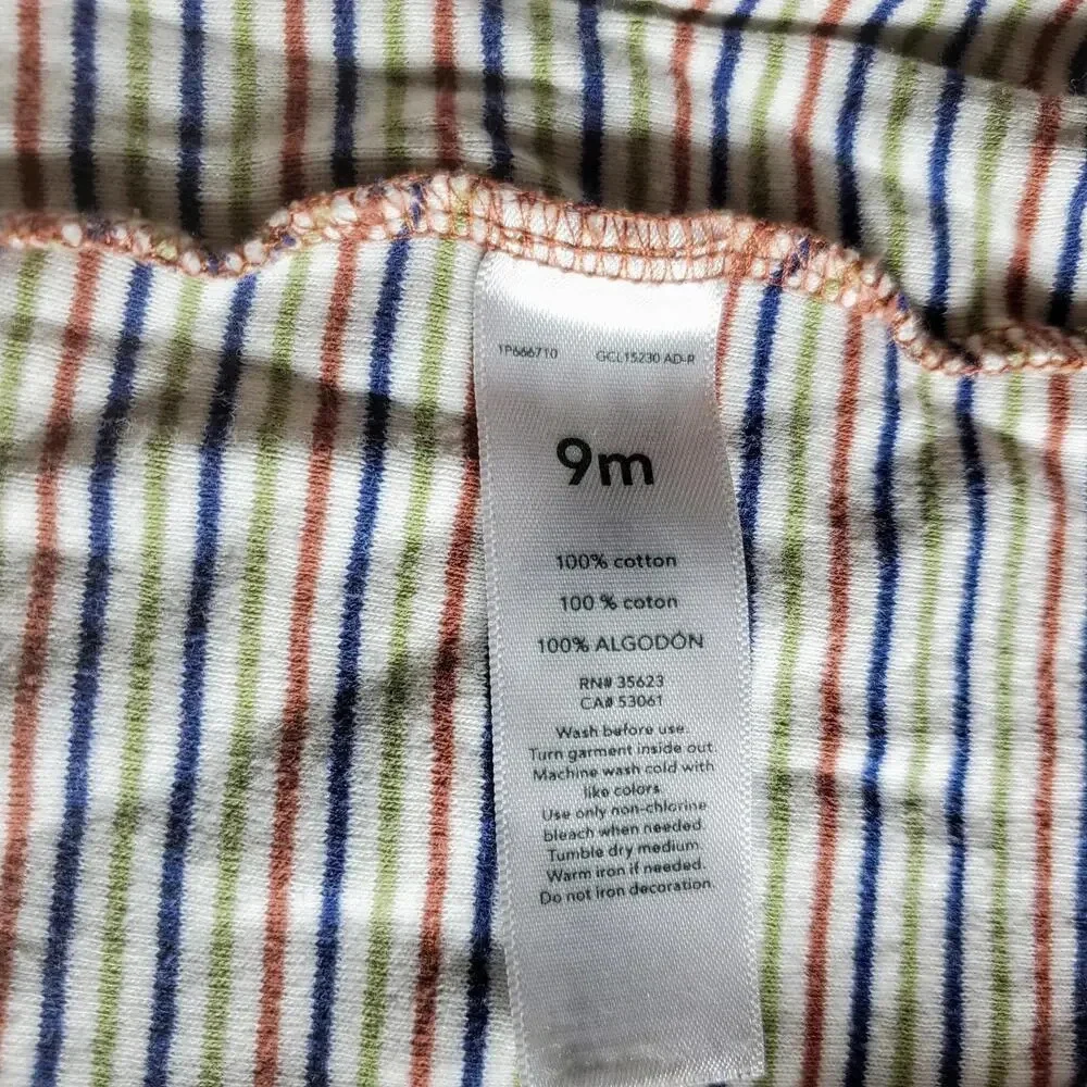 Carter's 9m Baby Boy Pajama Sleepwear Bundle 100% Cotton